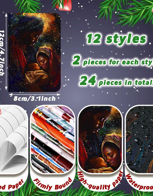 Load image into Gallery viewer, Saypacck 24 Pcs Black Women Mini Journals Inspirational Notebooks Black
