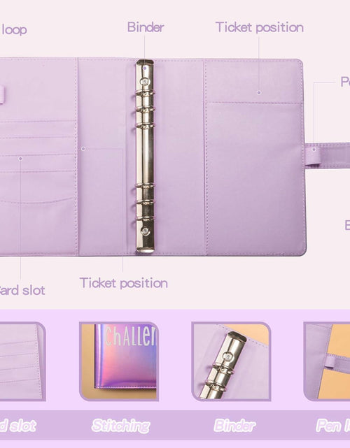 Load image into Gallery viewer, 100 Envelope Challenge Binder 5-in-1 Budget Planner Shining Silver
