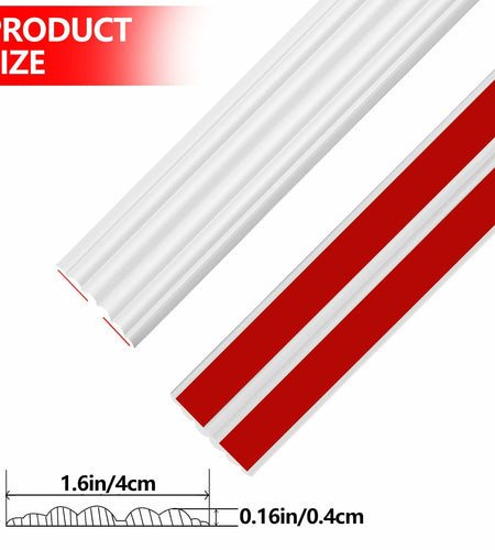 Yonilarey Wall Corner Protector 1.6x10.5ft Flexible Self Adhesive Trim