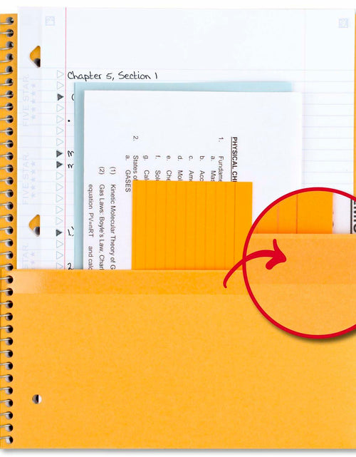 Load image into Gallery viewer, [Like New] Five Star 5-Subject Spiral Notebook College Ruled 8.5x11 Black 200 Sheets
