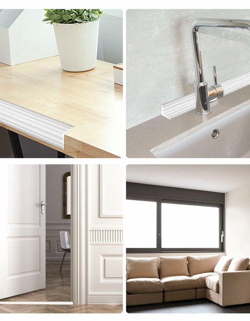 Load image into Gallery viewer, Yonilarey Wall Corner Protector 1.6x10.5ft Flexible Self Adhesive Trim
