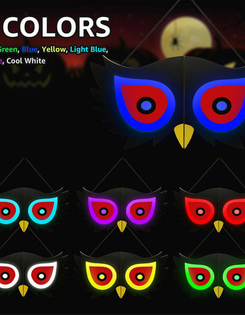 Load image into Gallery viewer, BlcTec Halloween Spooky Eyes Lights 23.6in 7 Color Modes USB Battery Operated
