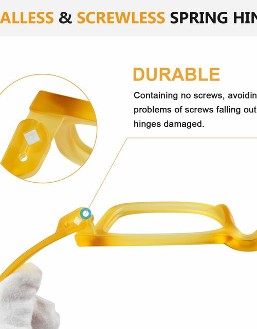 Load image into Gallery viewer, BFOCO Reading Glasses Metalless Screwless Spring Hinges +2.25 6 Pack
