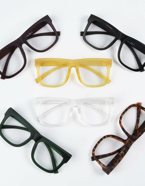Load image into Gallery viewer, BFOCO Reading Glasses Metalless Screwless Spring Hinges +2.25 6 Pack
