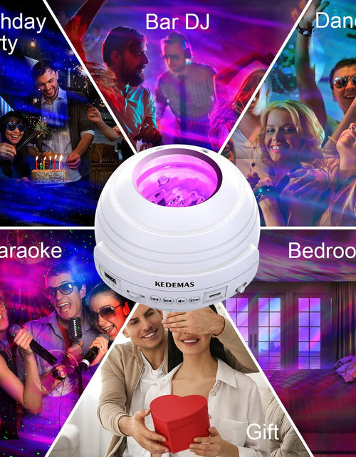 Load image into Gallery viewer, KEDEMAS Galaxy Projector with APP Remote Music Speaker Timer White
