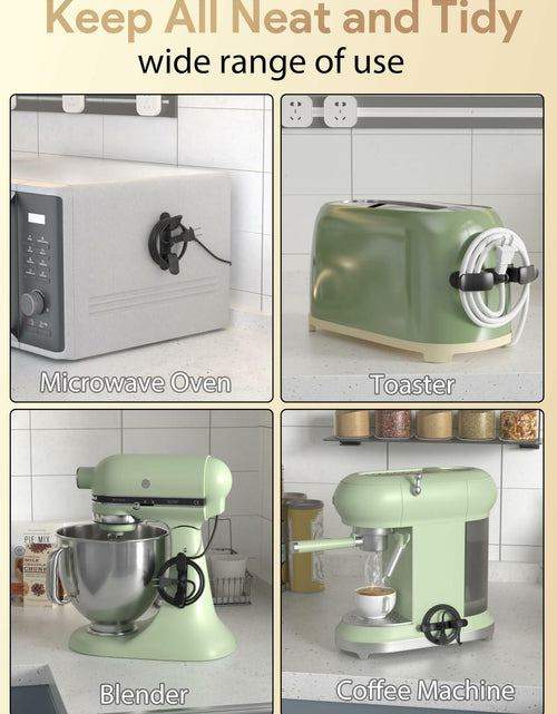 Load image into Gallery viewer, 2025 Cord Organizer 6pcs Adjustable Kitchen Appliance Cord Holder Angles
