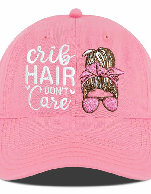 Load image into Gallery viewer, New Mom Hat Mothers Gifts Funny Pink Embroidered Adjustable Cotton Baseball Cap
