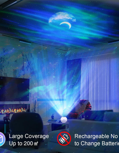 Load image into Gallery viewer, KEDEMAS Galaxy Projector with APP Remote Music Speaker Timer White
