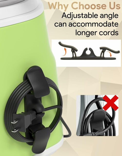 Load image into Gallery viewer, 2025 Cord Organizer 6pcs Adjustable Kitchen Appliance Cord Holder Angles
