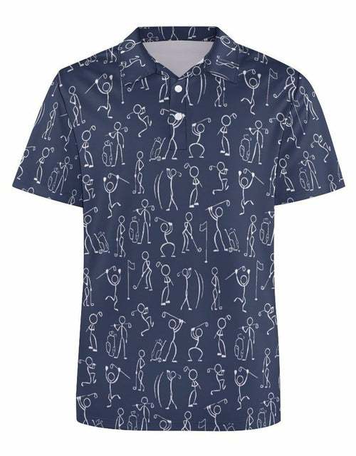 Load image into Gallery viewer, Golfer Hawaiian Women's Polo Golf Shirt Moisture Wicking Size Large
