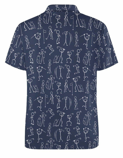 Load image into Gallery viewer, Golfer Hawaiian Women's Polo Golf Shirt Moisture Wicking Size Large
