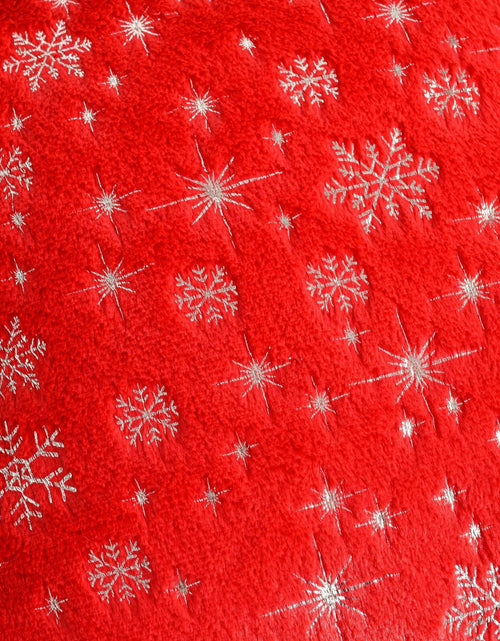 Load image into Gallery viewer, FUTEI Christmas Snowflakes Red Throw Pillow Covers Set of 2 18x18
