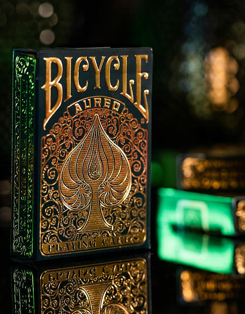 Load image into Gallery viewer, Bicycle Aureo Playing Cards Showstopper Deck Durable Easy to Shuffle Gift
