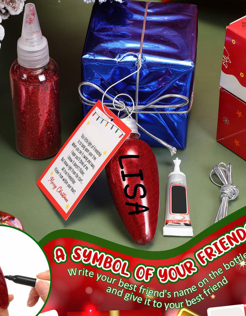 Load image into Gallery viewer, Syhood Christmas Friendship Light DIY Ornament Set 3.39in Red
