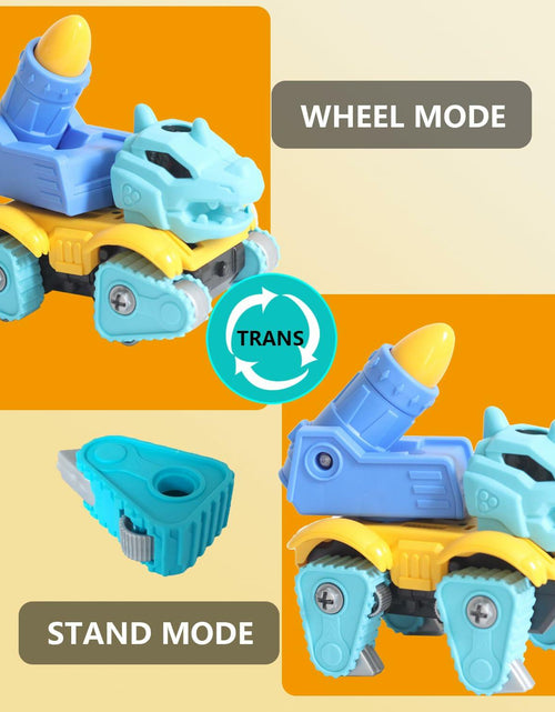Load image into Gallery viewer, DDHOM Take Apart Dinosaur Toys 2 pcs Educational Construction Stegosaurus
