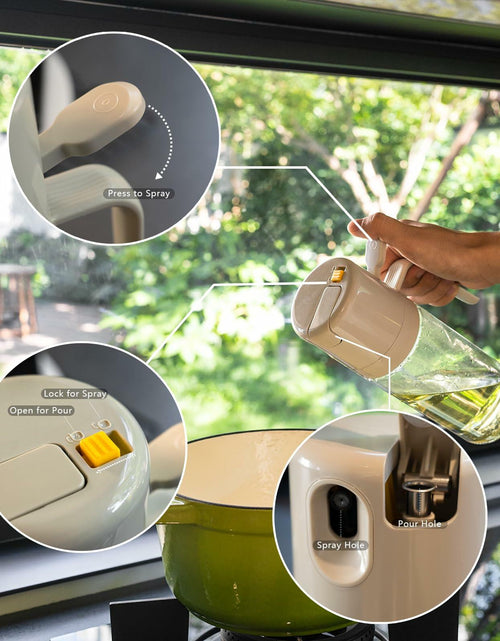 Load image into Gallery viewer, REDANT 2-in-1 Olive Oil Sprayer Kitchen Dispenser Grey 500ml
