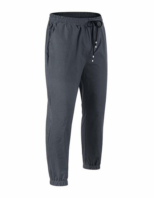 Load image into Gallery viewer, MGYIMOYUGYM Men's Casual Cargo Hiking Joggers Pants Dark Grey Size XXL
