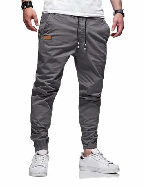 Load image into Gallery viewer, MGYIMOYUGYM Men's Casual Cargo Hiking Joggers Pants Dark Grey Size XXL
