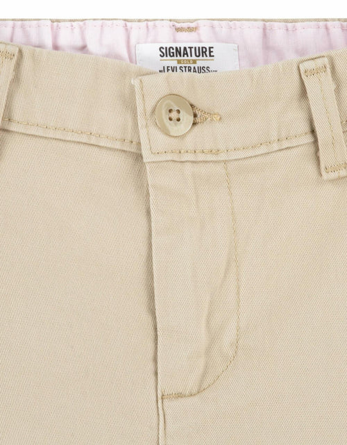 Load image into Gallery viewer, Levi Strauss Signature Gold Girls Uniform Shorts Safari Size 6
