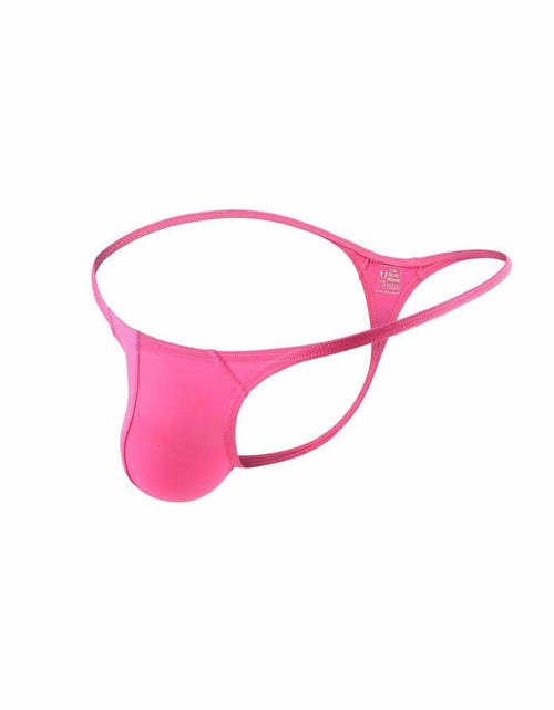Load image into Gallery viewer, Pructi Men's Sexy Low Waist Thong Underwear Pink Size L
