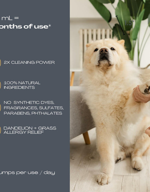 Load image into Gallery viewer, BARKY PUP Dog Paw Cleaner No-Rinse Foaming Dandelion 6.8 fl oz Made in USA
