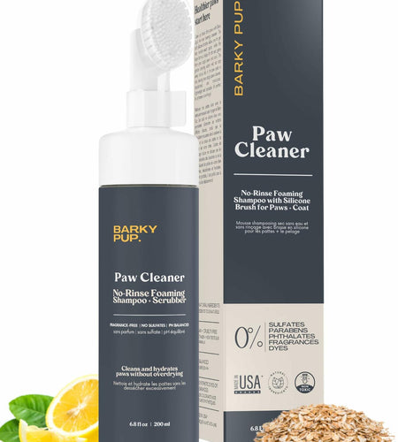 BARKY PUP Dog Paw Cleaner No-Rinse Foaming Dandelion 6.8 fl oz Made in USA