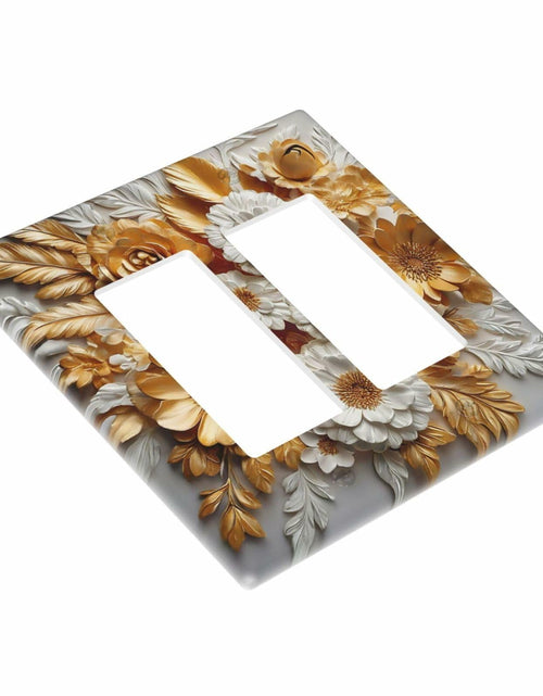 Load image into Gallery viewer, Tewujay Nautical Anchor 2 Gang Double Rocker Wall Plate Cover Blue

