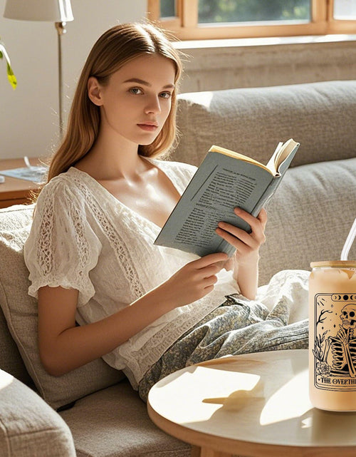 Load image into Gallery viewer, Mahrokh 16oz Reading Themed Tumbler for Book Lovers Women Librarians
