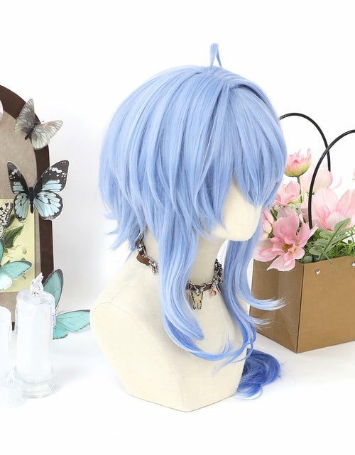 Load image into Gallery viewer, Soulwigger Ganyu Genshin Cosplay Synthetic Costume Wig Halloween Party
