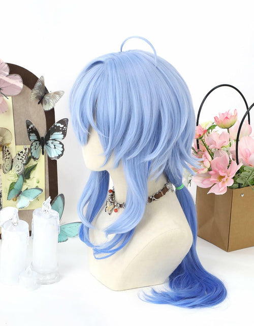 Load image into Gallery viewer, Soulwigger Ganyu Genshin Cosplay Synthetic Costume Wig Halloween Party
