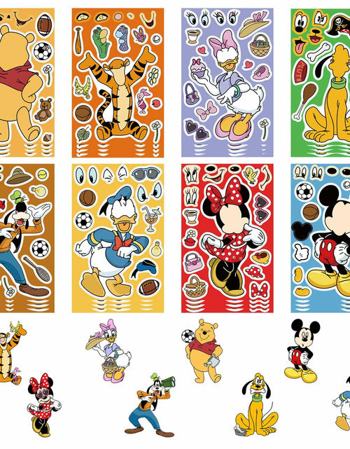 Load image into Gallery viewer, TaDadaPAO Cartoon Sticker Sheets 16 Count Red Anime Craft Party Supplies
