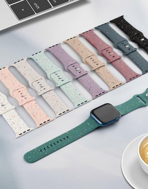 Load image into Gallery viewer, Vancle Apple Watch Band Silicone Sport Loop Milk Tea 38-49mm
