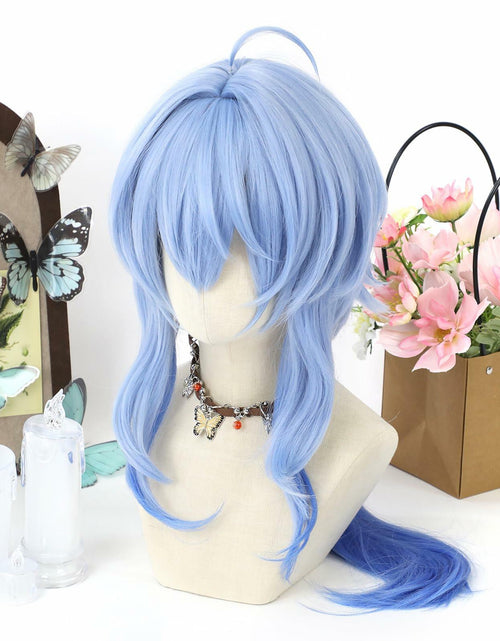 Load image into Gallery viewer, Soulwigger Ganyu Genshin Cosplay Synthetic Costume Wig Halloween Party
