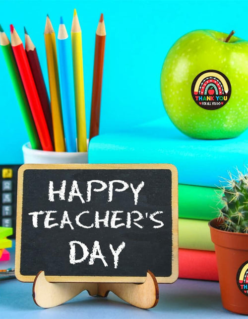 Load image into Gallery viewer, FLYAB Thank You Teacher Stickers 1.5" Apple Labels 36Pcs Gift Tags
