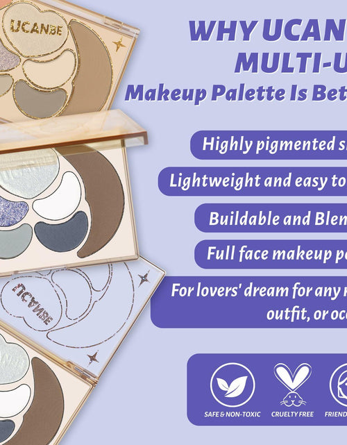 Load image into Gallery viewer, UCANBE All-In-One Makeup Kit 4 Eyeshadows 1 Blush 1 Bronzer 1 Highlighter
