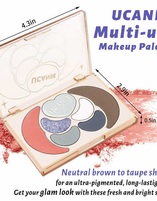 Load image into Gallery viewer, UCANBE All-In-One Makeup Kit 4 Eyeshadows 1 Blush 1 Bronzer 1 Highlighter
