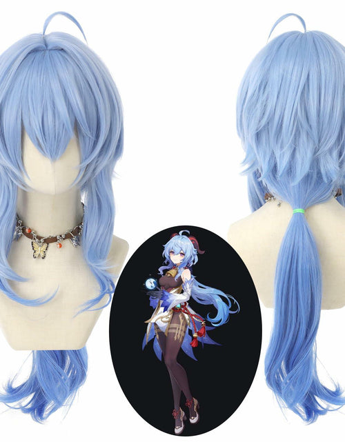 Load image into Gallery viewer, Soulwigger Ganyu Genshin Cosplay Synthetic Costume Wig Halloween Party
