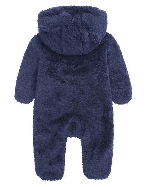 Load image into Gallery viewer, TAOHONG Baby Hooded Fleece Jumpsuit Snowsuit Bear Ear 3-6 months
