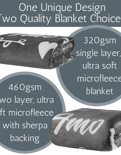 Load image into Gallery viewer, FILO ESTILO Abuela Blanket Sherpa Grey 60x50 Inches
