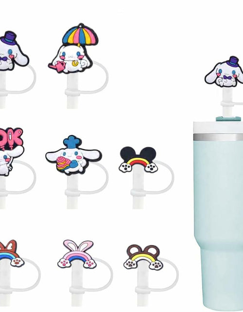 Load image into Gallery viewer, GOTHLO 8pcs Kids Straw Cover Cap for Stanley Cup 30&amp;40 Oz 0.4in 10mm
