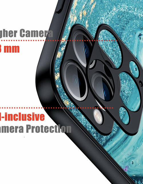Load image into Gallery viewer, Tabavsit iPhone 15 Pro Max Case Blue Marble Shockproof Protective Cover
