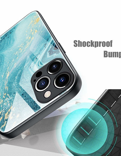 Load image into Gallery viewer, Tabavsit iPhone 15 Pro Max Case Blue Marble Shockproof Protective Cover
