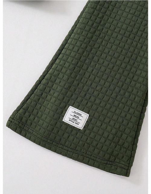 Load image into Gallery viewer, SOLY HUX Girl's Waffle Knit Hoodie Set 2PC Army Green Size 8Y
