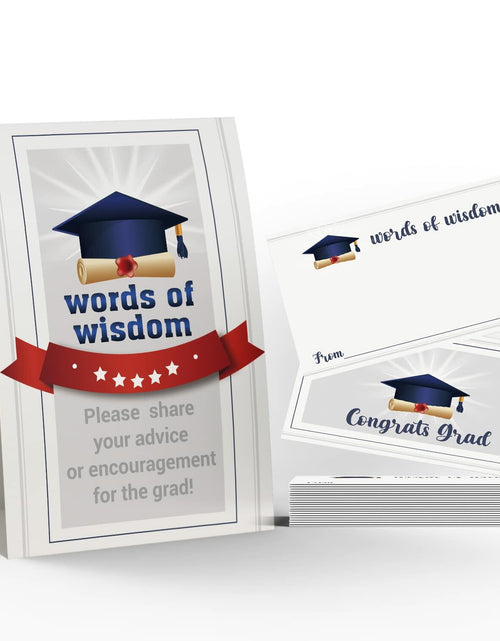Load image into Gallery viewer, JYC11 2025 Graduation Sign &amp; Words of Wisdom Cards 26 pcs Multi-color
