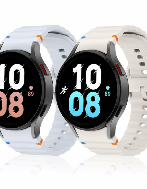 Load image into Gallery viewer, Sport Bands Compatible Samsung Galaxy Watch 7 6 5 40mm 44mm Soft Silicone
