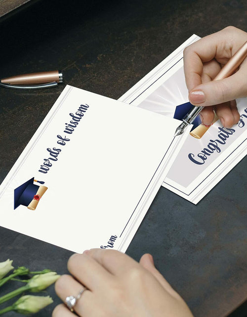 Load image into Gallery viewer, JYC11 2025 Graduation Sign &amp; Words of Wisdom Cards 26 pcs Multi-color
