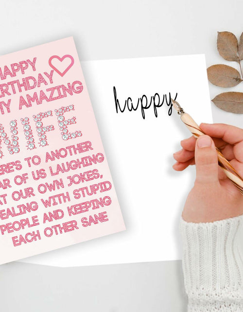 Load image into Gallery viewer, ICOOLYI Rude Birthday Card for Wife from Husband Humor Gift
