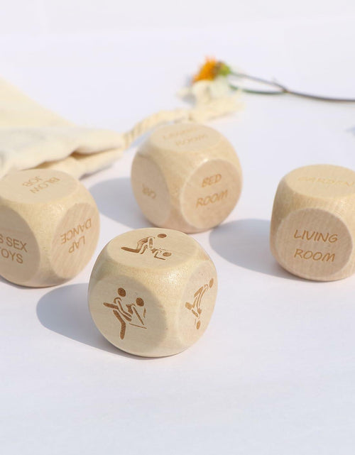 Load image into Gallery viewer, Funny Date Night Dice Set 4 PCS Love Dices Relationship Game for Adults
