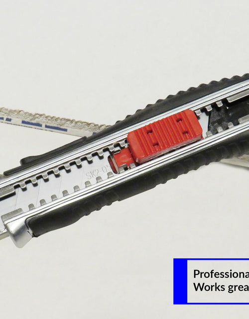 Load image into Gallery viewer, Smithline Utility Knife 18mm Retractable Razor Box Cutter SK2 Blades

