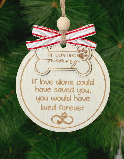 Load image into Gallery viewer, HONOCOOLS Dog Memorial Ornaments Pet Sympathy Christmas Tree OCP-001
